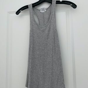 LNA gray ribbed tank